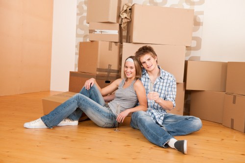Professional movers handling office relocation in Tufnell Park