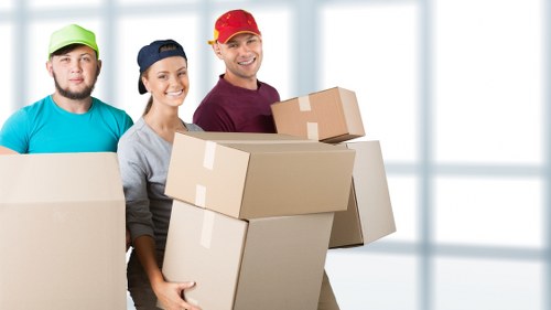 Our team handling furniture removal