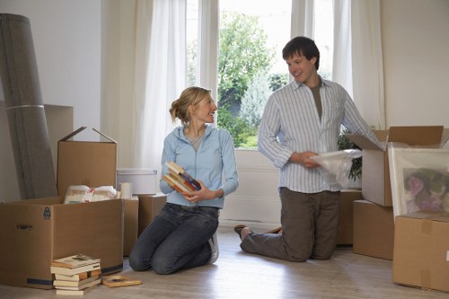 Efficient packing process by experts in Storage Tufnell Park